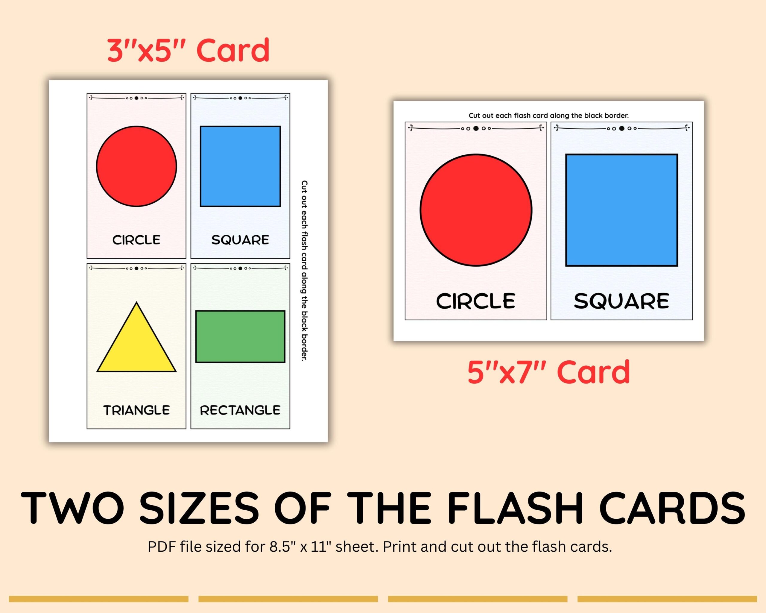 Multiplication Flash Cards Printable Paper Trail Design