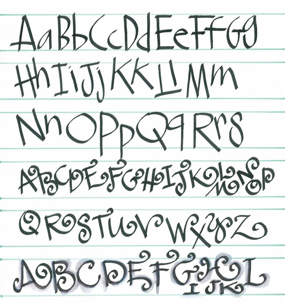 10 Super Easy Hand Lettering Techniques With An Artful Spin