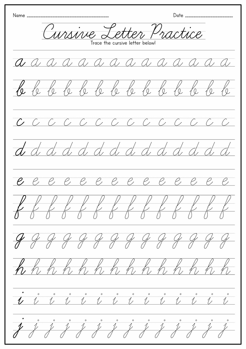 14 Cursive Tracing Words Worksheets Free PDF At Worksheeto