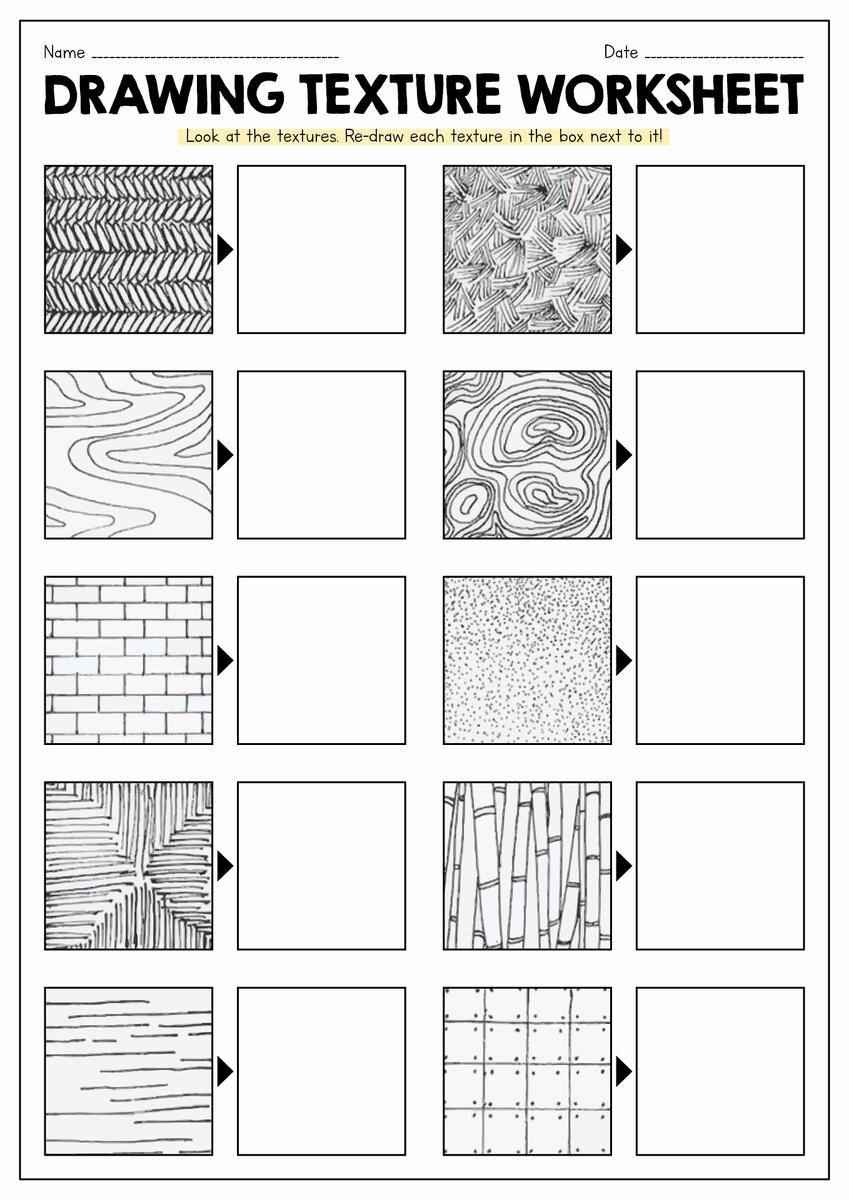 18 Drawing Exercises Worksheets Free PDF At Worksheeto