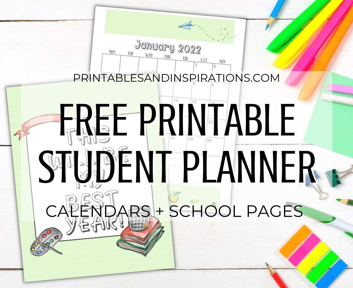 The BEST Homework Planner Every Student Needs FREE PRINTABLE By Sophia Lee