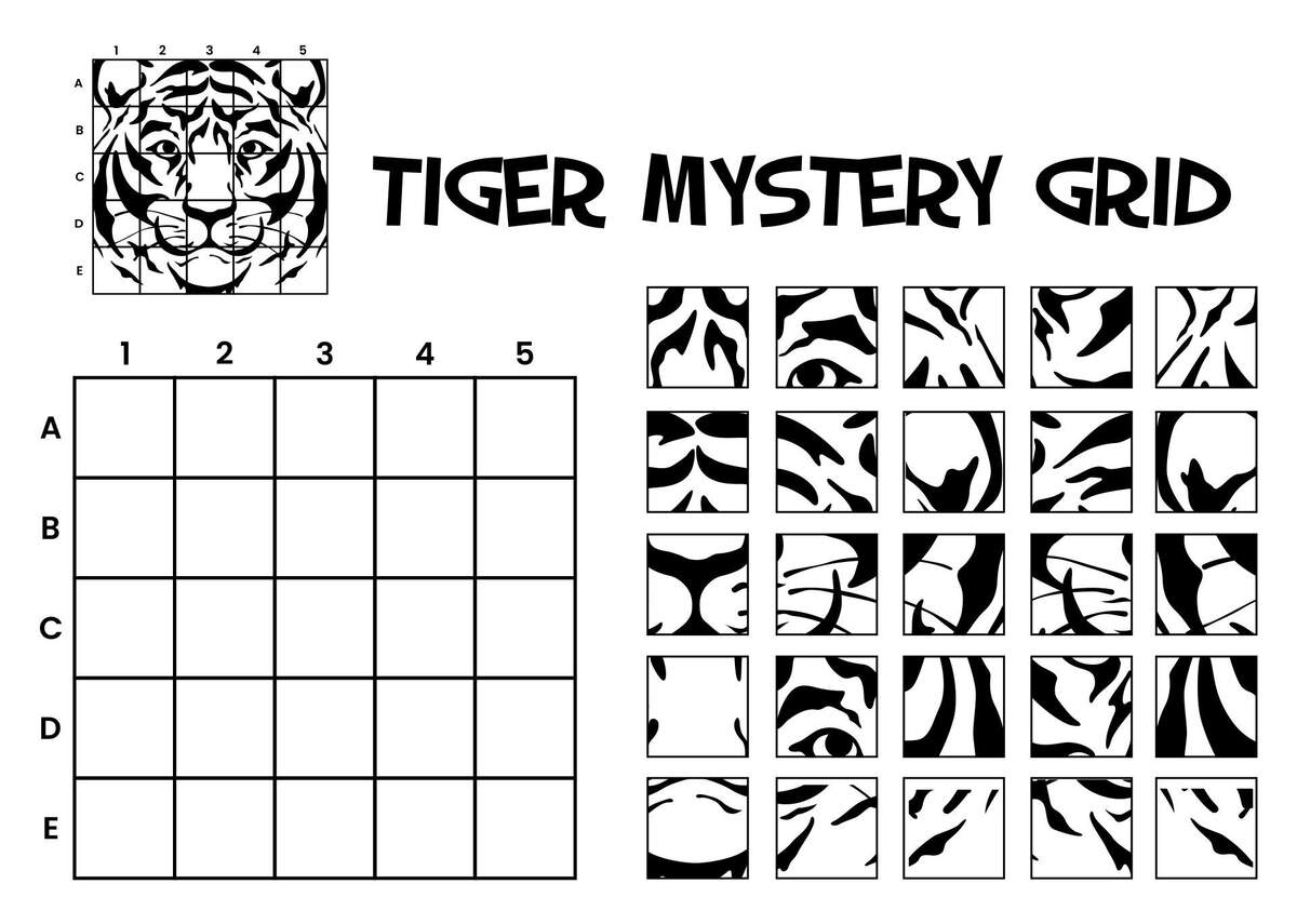 22 Mystery Grid Ideas In 2024 Art Worksheets Art Lessons Art Worksheets Library