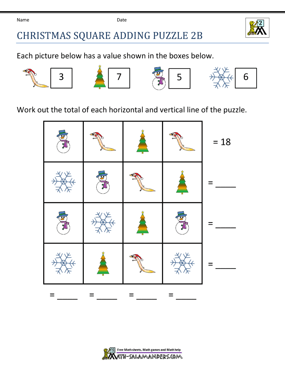 Christmas Printables 2nd Grade Made By Teachers