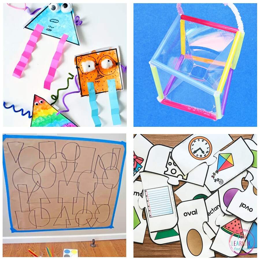 30 Fun Shape Activities For Kids To Learn Shapes