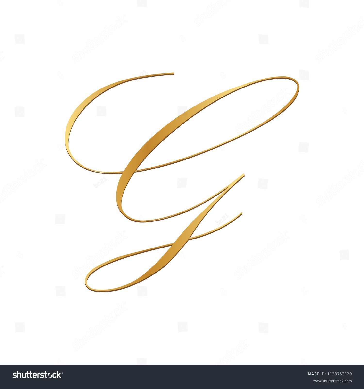 512 Cursive Letter G Stock Vectors And Vector Art Shutterstock