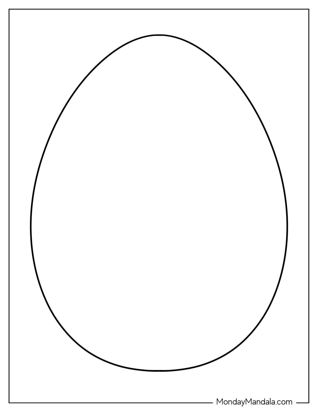 58 Easter Egg Templates Free PDF Printables