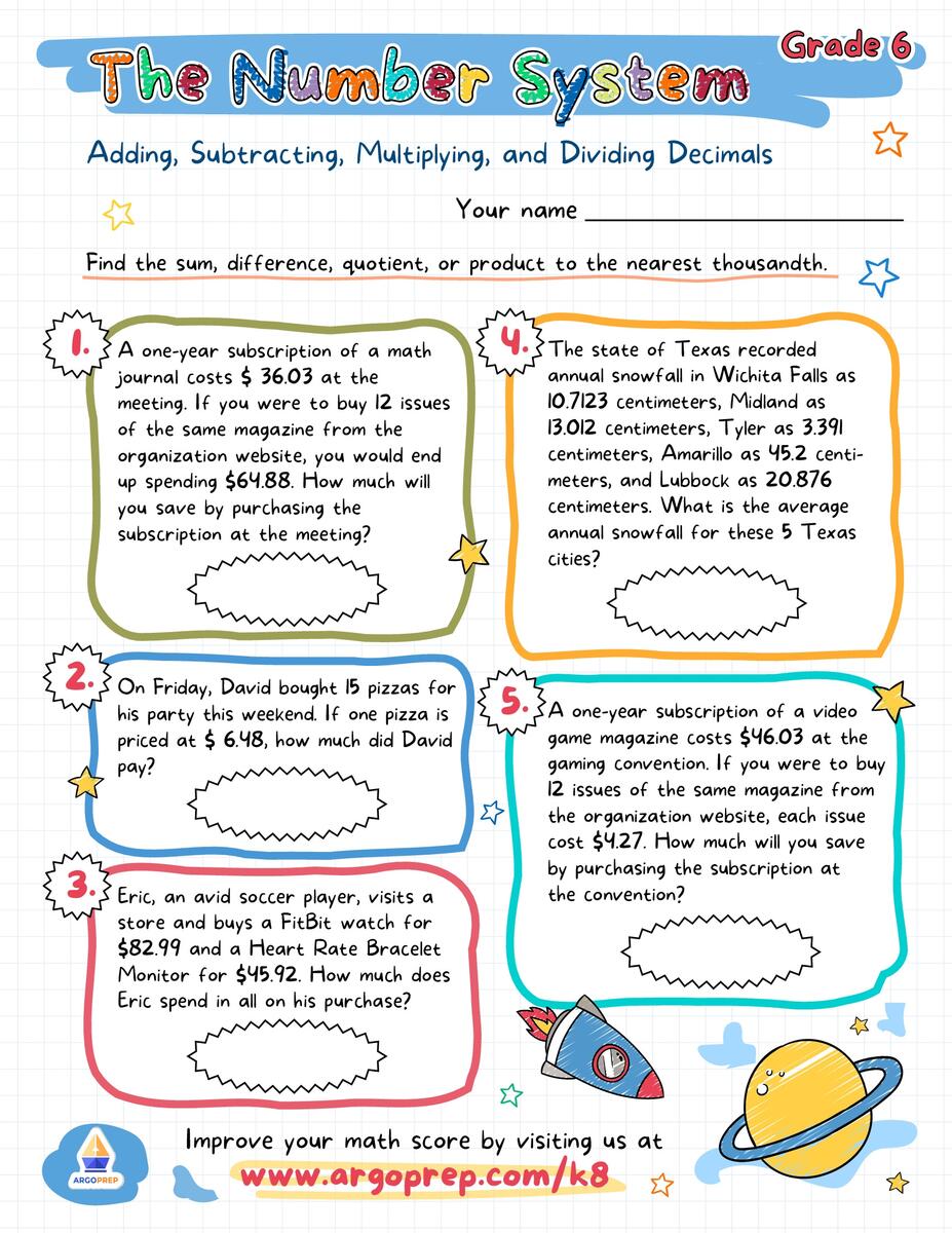 5th Grade Dividing Decimals Multiplication Word Problems Worksheets For Free ArgoPrep 5th Grade Dividing Decimals Multiplication Word Problems Worksheets For Free ArgoPrep
