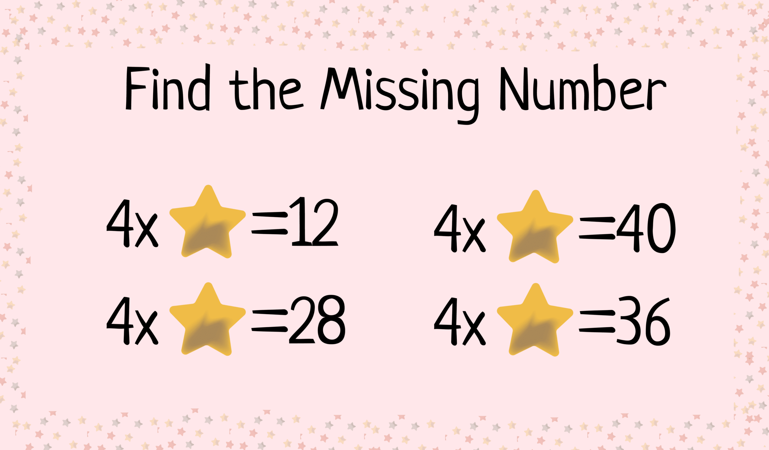 6 Free 4 Times Table Worksheets Fun Activities Page 3 Free Multiplication Worksheet To Use And Print Canva