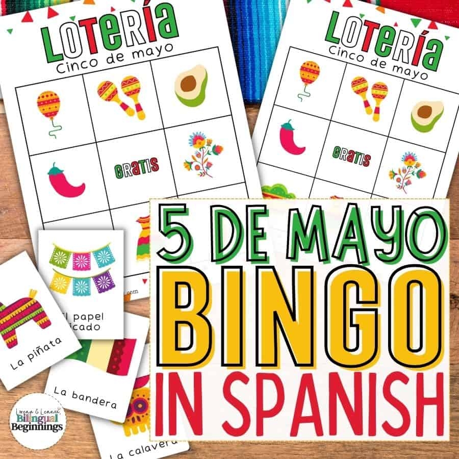 A Fun Cinco De Mayo Bingo Free Printable In Spanish Bilingual Beginnings