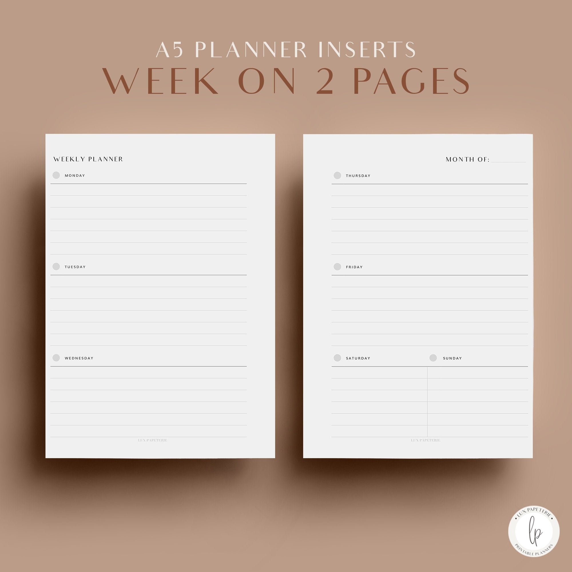 A5 Horizontal Weekly Planner Week On Two Pages Printable Planner Inserts A5 Planner Inserts A5 Printable Planner WO2P Agenda Inserts Etsy A5 Horizontal Weekly Planner Week On Two Pages Printable Planner Inserts A5 Planner Inserts A5 Printable Planner WO2P Agenda Inserts Etsy