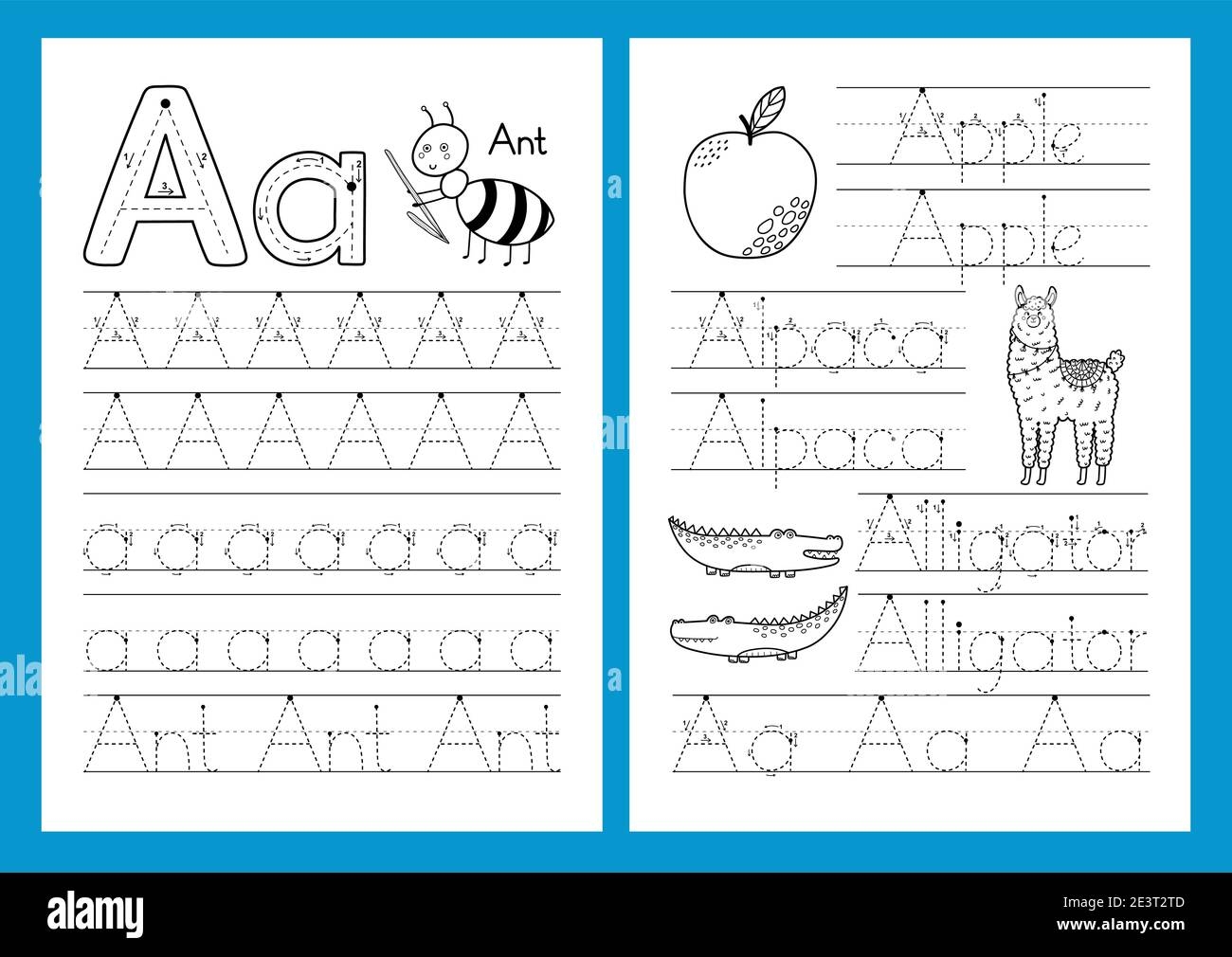 Abc Worksheets Hi Res Stock Photography And Images Alamy