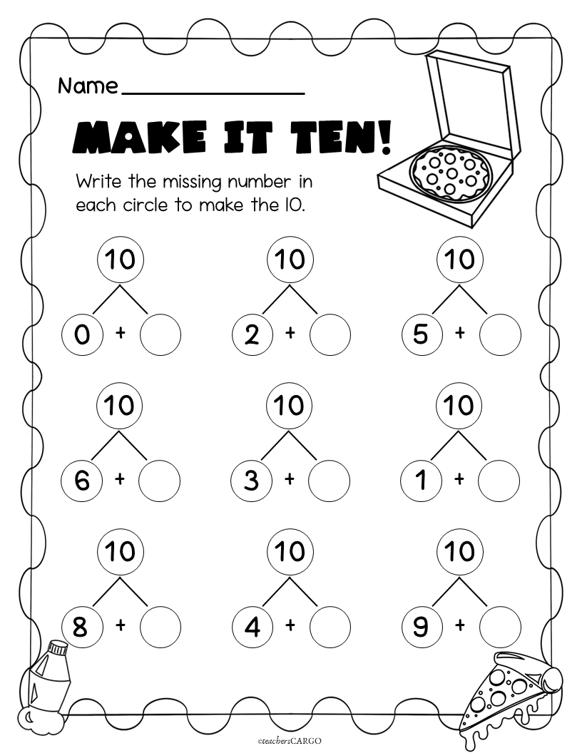 Addition Within 10 Simple Addition Worksheet Made By Teachers Addition Within 10 Simple Addition Worksheet Made By Teachers