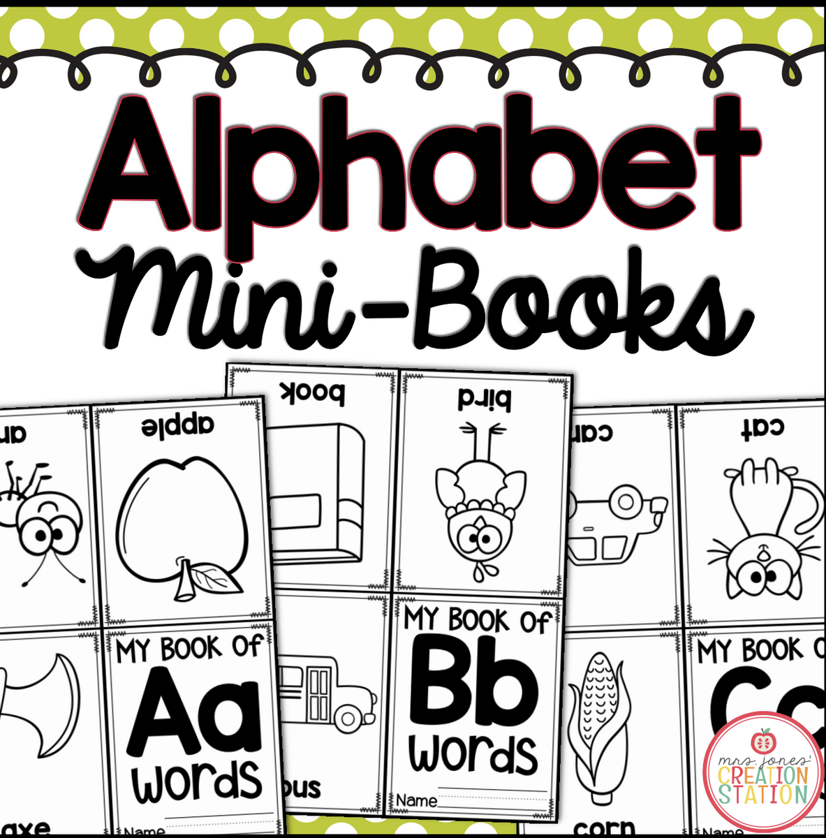 Free Alphabet Uppercase Letter A Mini Book Foldable Mini Book Free Sample Teaching Resources