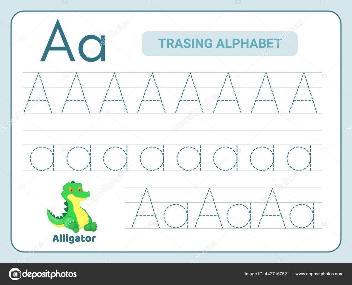Letter Tracing Alphabet Worksheet Free Printable PDF