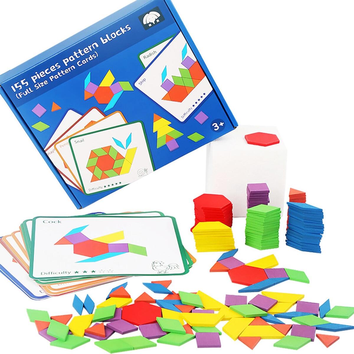 Amazon 155 Pcs Wooden Pattern Blocks For Boys Girls Gift Geometric Shape Pattern Set Pattern Block Activity Puzzles For Kids Double Side Cards For 4 5 6 7 8 Years Old Toys Games Amazon 155 Pcs Wooden Pattern Blocks For Boys Girls Gift Geometric Shape Pattern Set Pattern Block Activity Puzzles For Kids Double Side Cards For 4 5 6 7 8 Years Old Toys Games