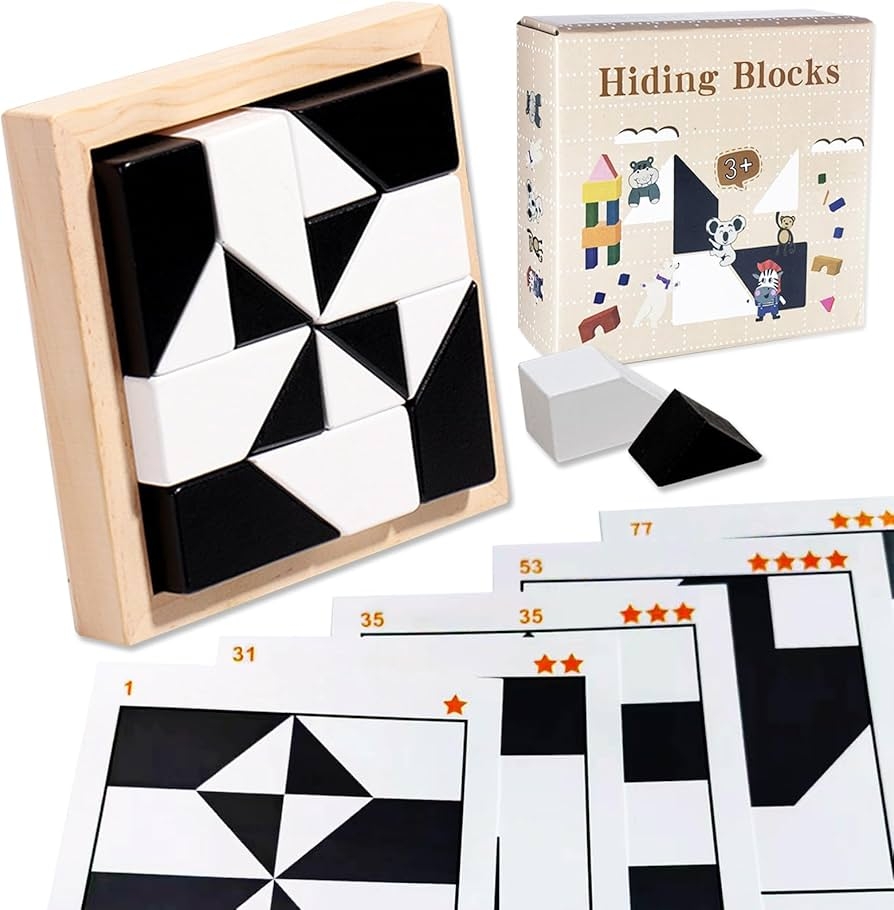 Amazon Block Puzzle Plastic Cube Puzzle With Storage Tray Hidden Geometric Shape Pattern Jigsaw 3D Logic Thinking Training Desktop Game Montessori Toys For Ages 3 To 12 Years Toys Games Wooden Pattern Blocks Hand2mind Plastic Pattern Blocks Classroom Set 1 250 Piece Montessori Math Manipulatives For Kids Plastic Pattern Blocks For Kids