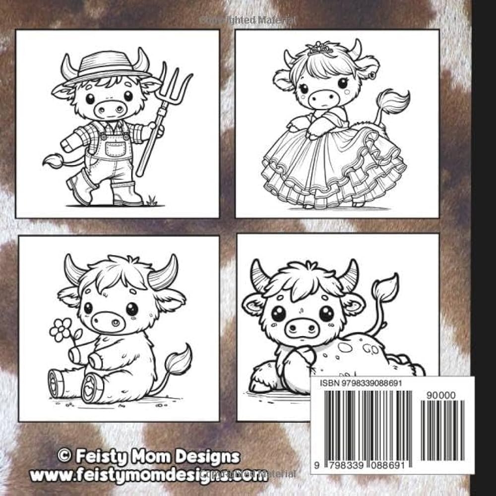 Amazon Cutesy Cows Mini Coloring Book 75 Easy Bold Designs For Creative Calm And Coloring Fun 6 X6 9798339088691 Designs Feisty Mom Harrold Liane Books Amazon Cutesy Cows Mini Coloring Book 75 Easy Bold Designs For Creative Calm And Coloring Fun 6 X6 9798339088691 Designs Feisty Mom Harrold Liane Books