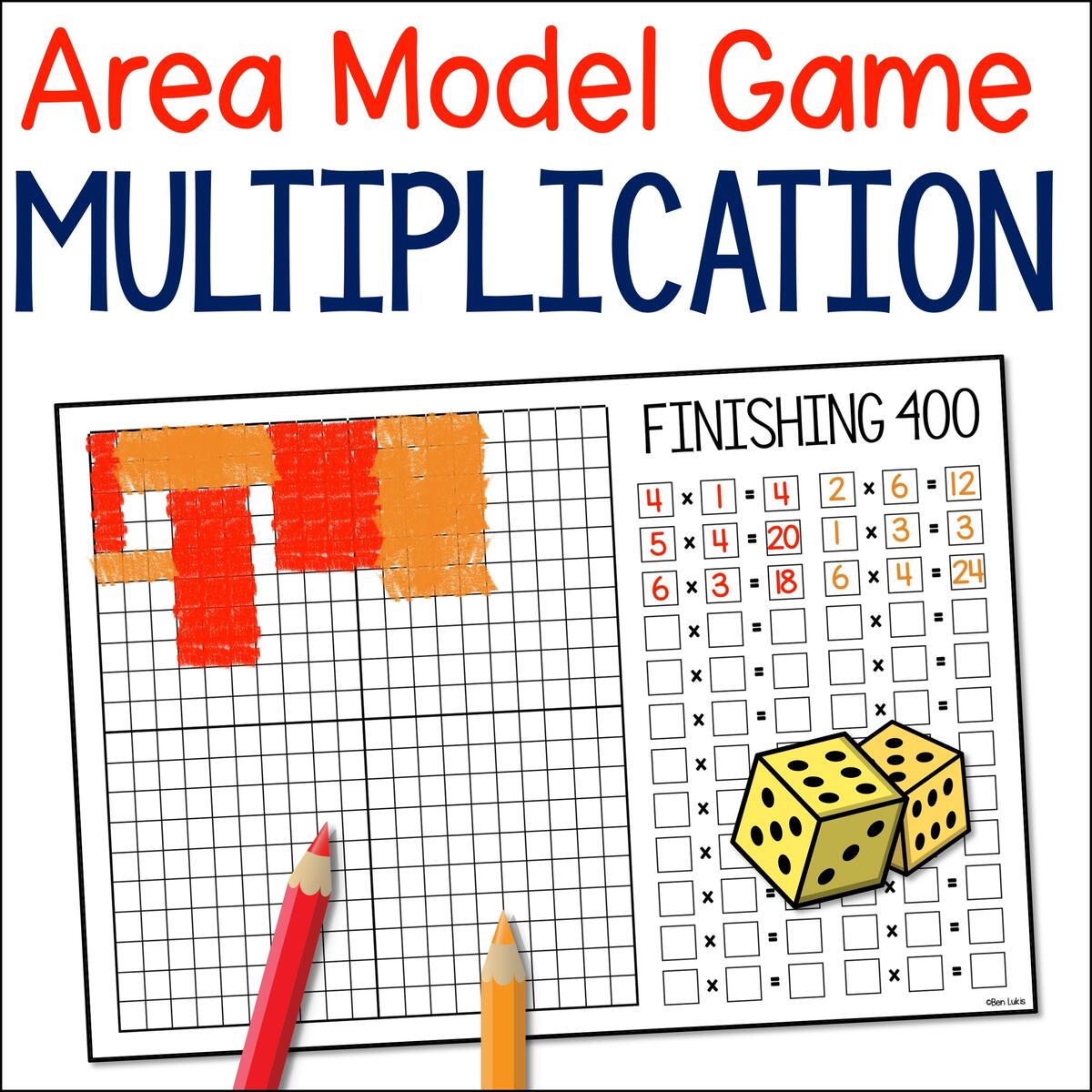 Multiplying With The Area Model Grades 4 5