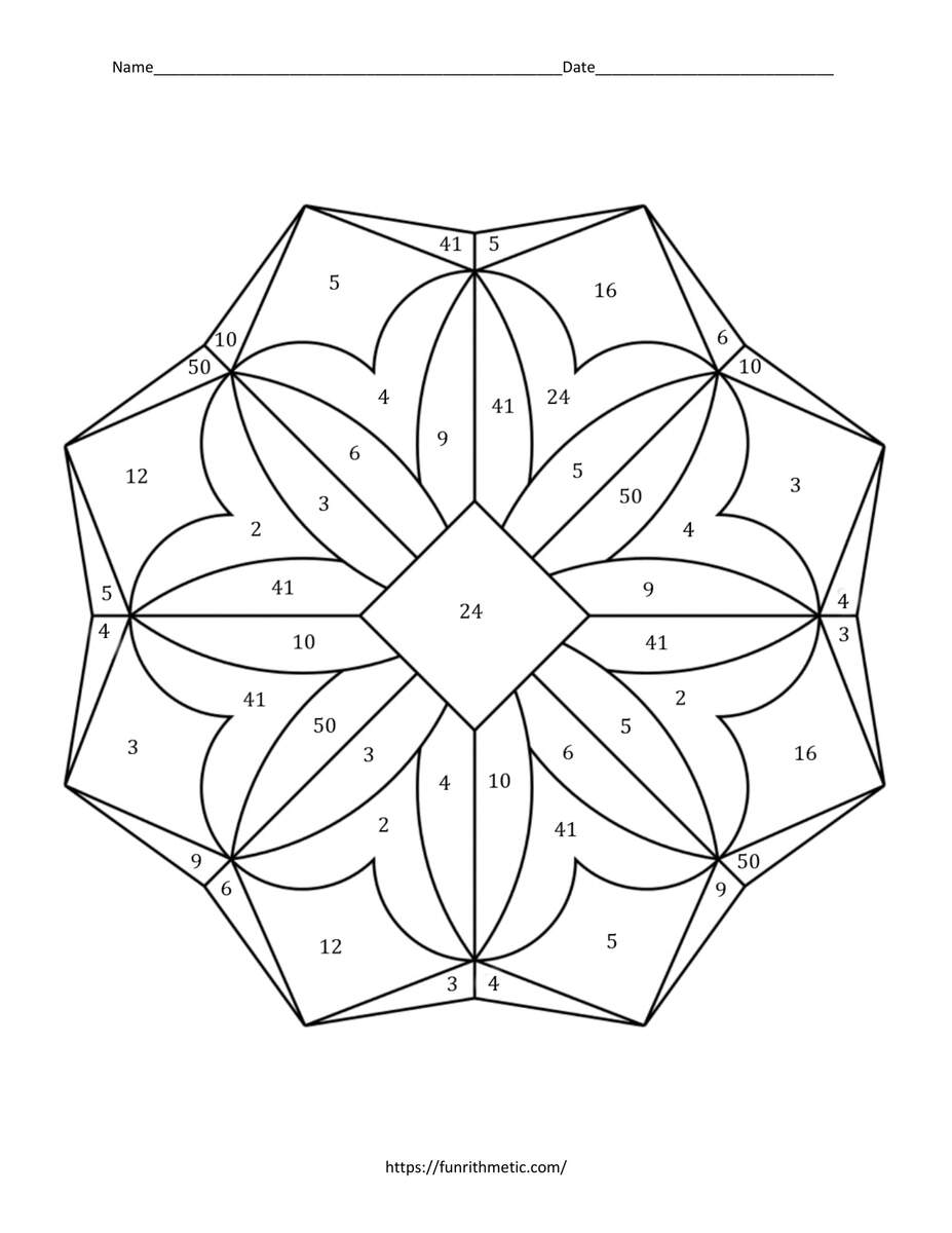 Order Of Operations Coloring Activity Made By Teachers