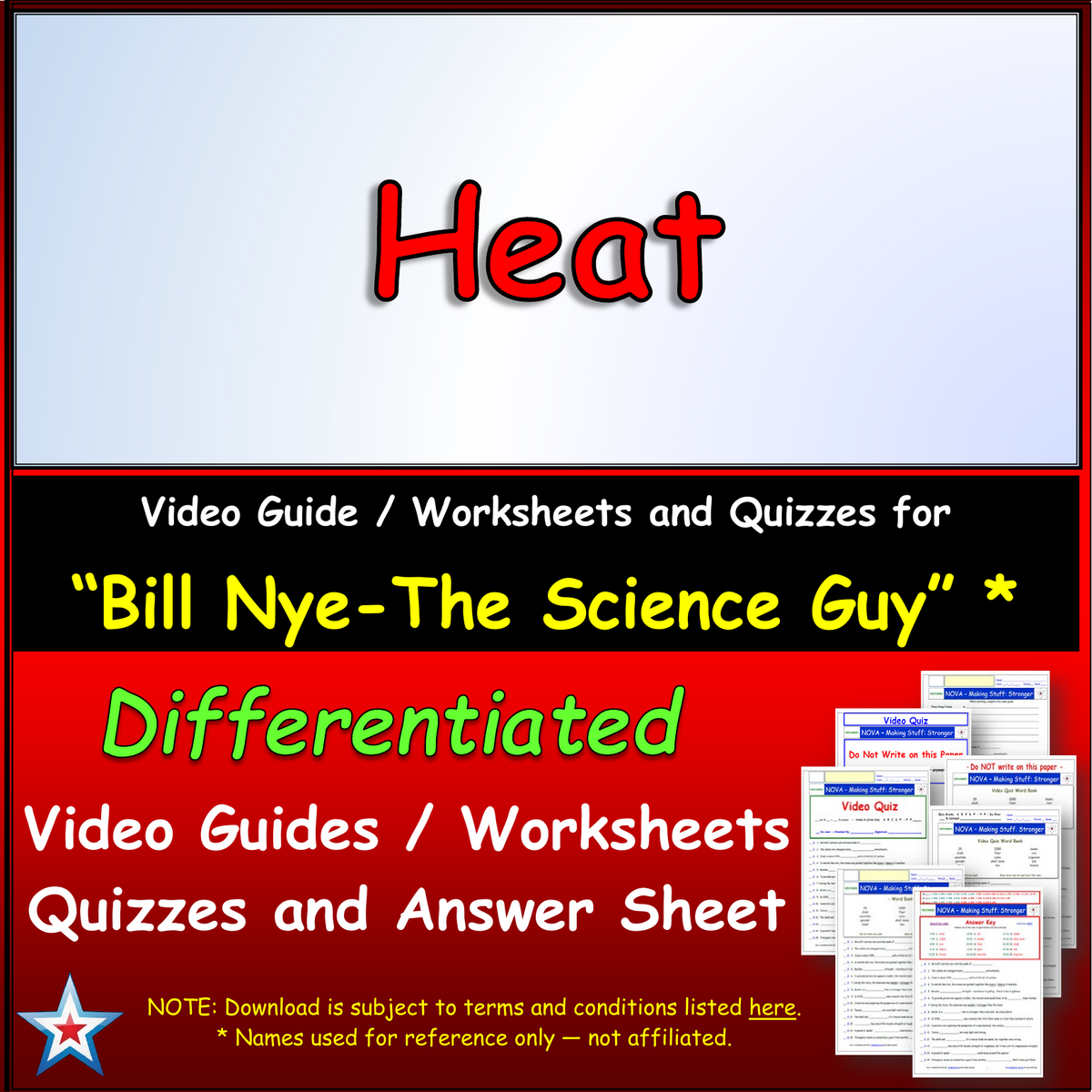 Bill Nye Heat Video Worksheet Quiz Bill Nye Energy Worksheet Student Notes Answers Studocu