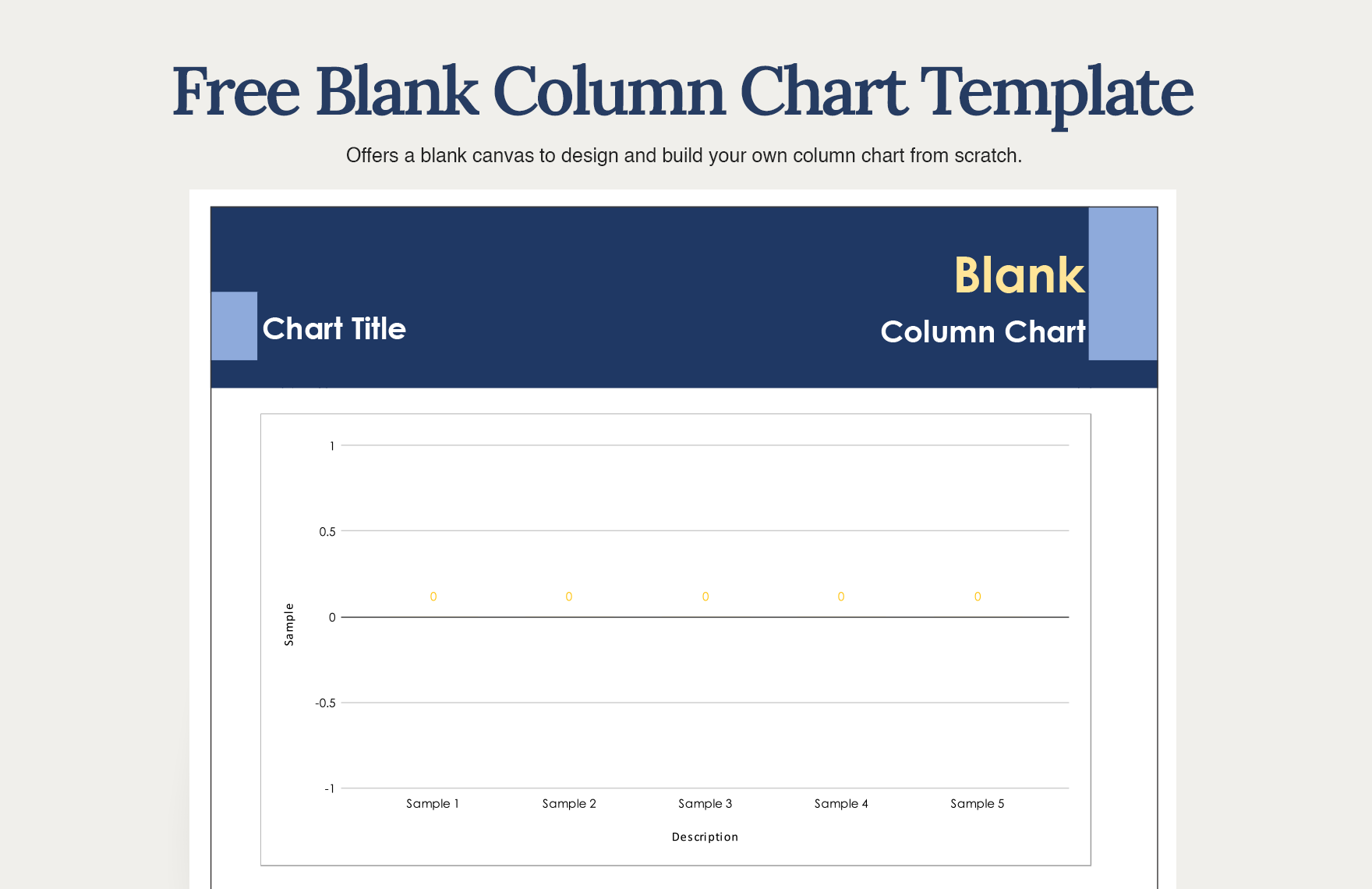 Blank Column Chart In Excel Google Sheets Download Template
