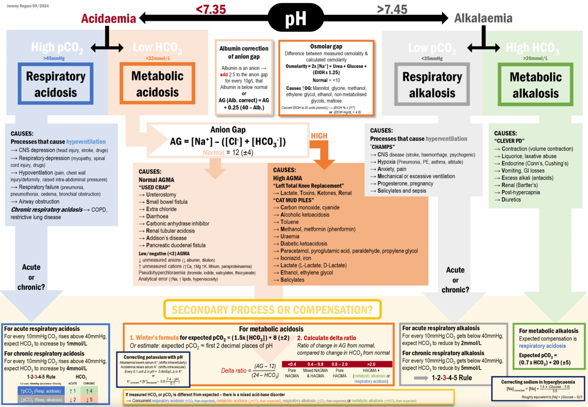 Blood Gas Interpretation LITFL CCC Investigations