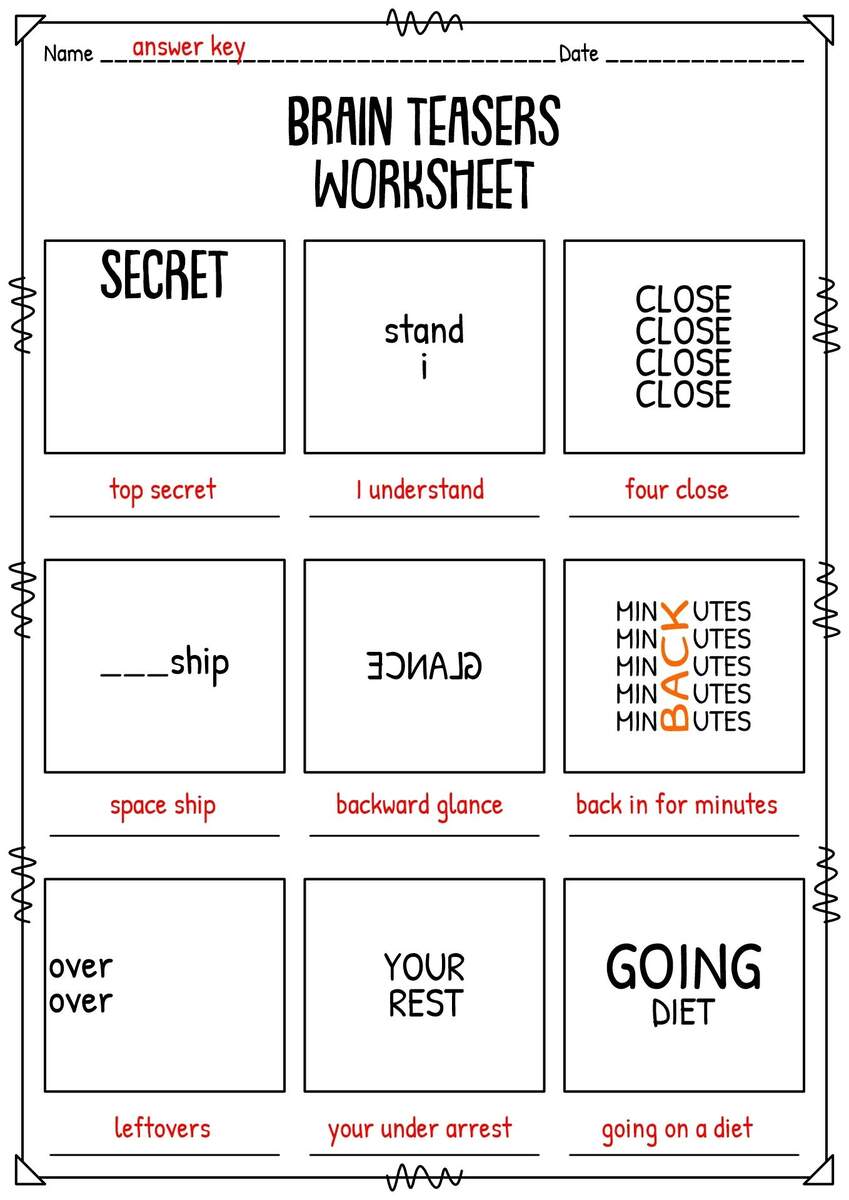 15 Brain Teaser Worksheets Picture Puzzle Free PDF At Worksheeto