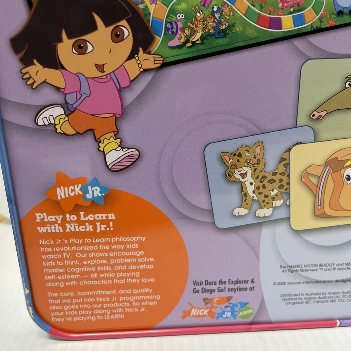 Candy Land Nick Jr Dora The Explorer Collector S Tin Edition Plus Memory Game EBay