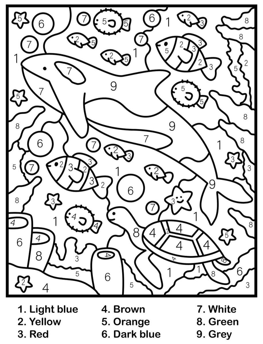 Children S Color By Number Printable PDF Printable Coloring Pages Instant Download Kids Coloring Pages Etsy Children S Color By Number Printable PDF Printable Coloring Pages Instant Download Kids Coloring Pages Etsy
