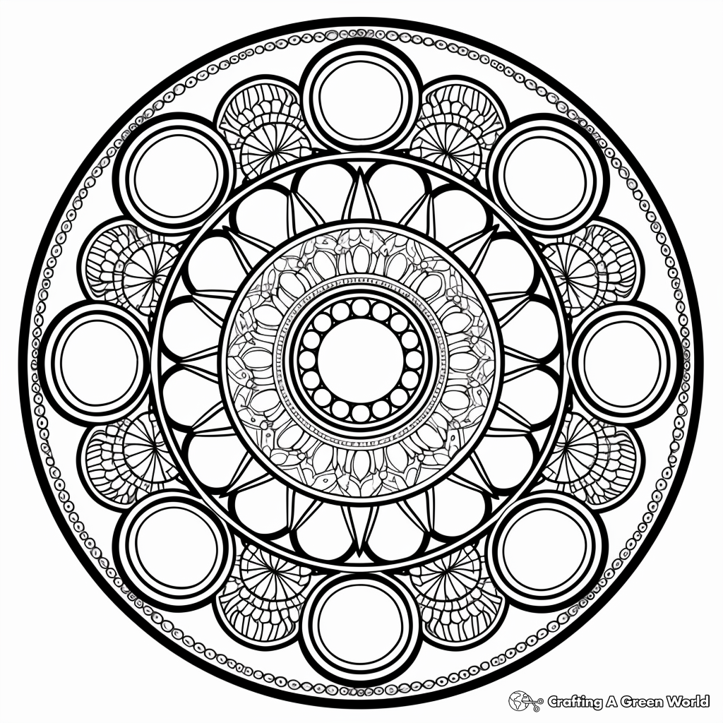 Circle Coloring Pages Free Printable