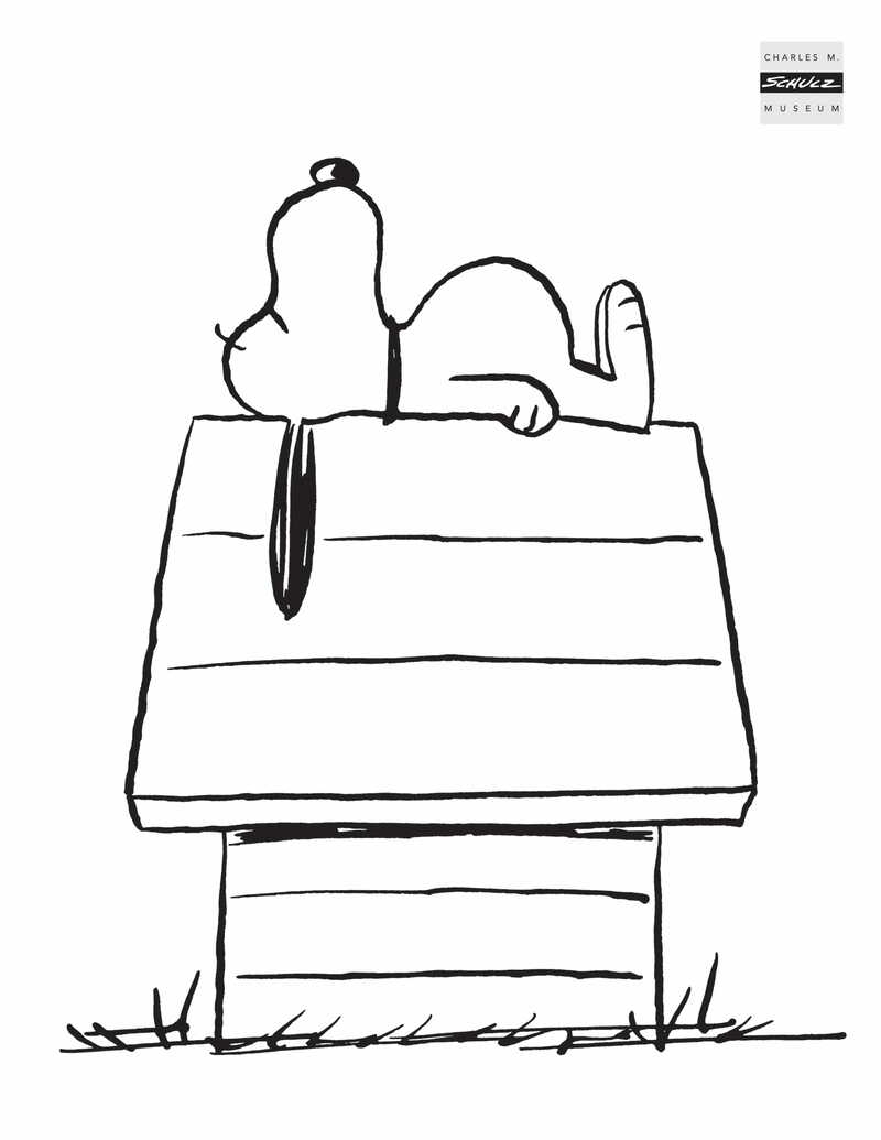 Coloring Sheets Charles M Schulz Museum