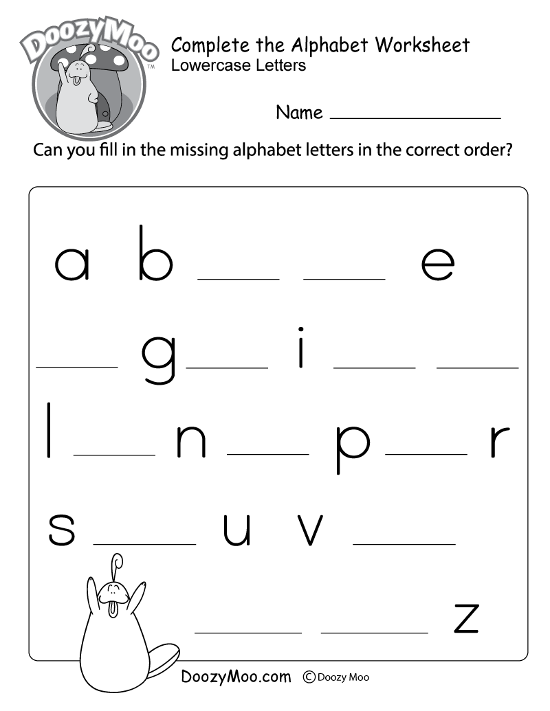 Alphabet Letter Worksheets Alphabet Activity Pages