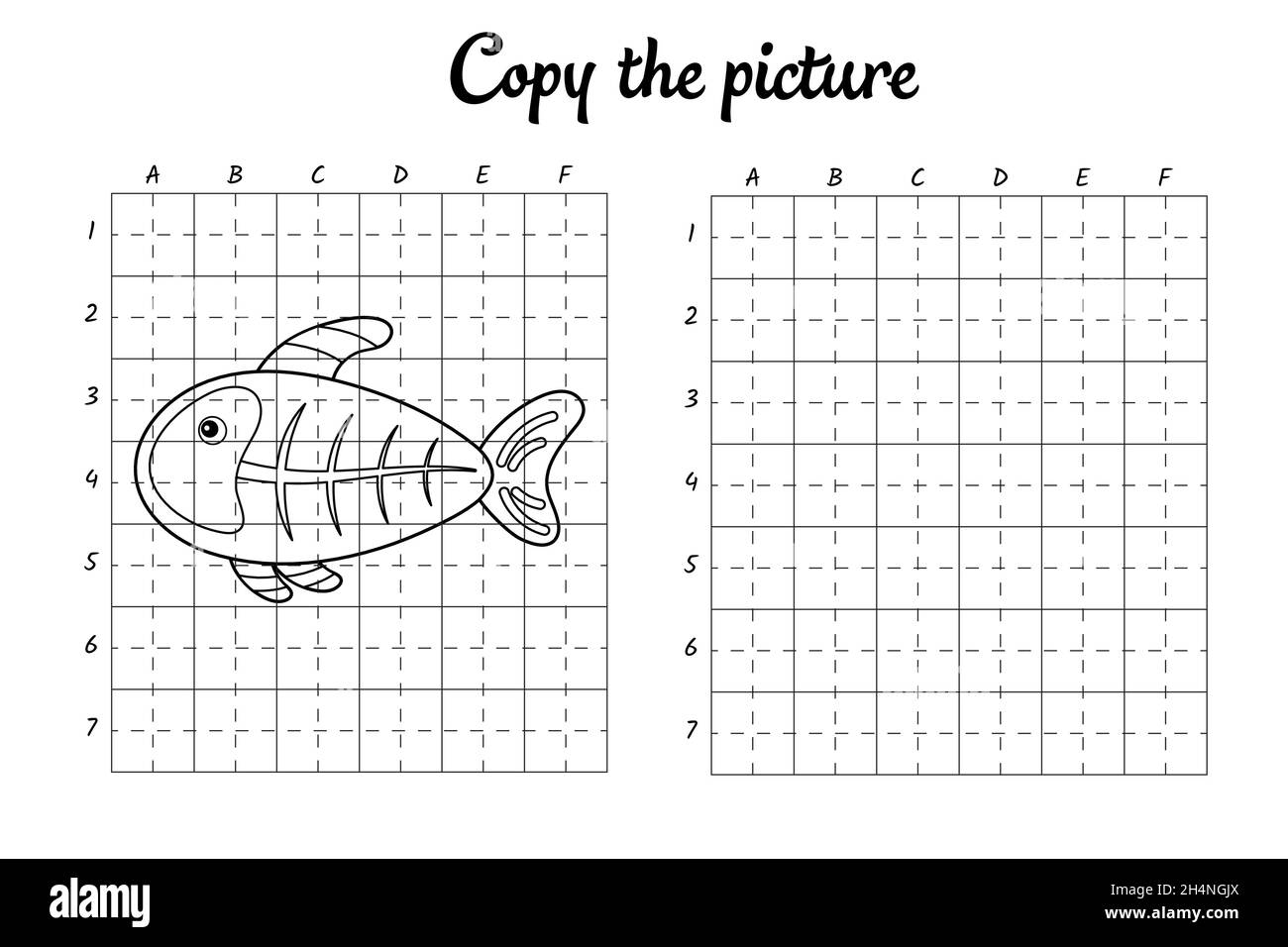 Copy The Picture Draw By Grid Coloring Book Pages For Kids Handwriting Practice Drawing Skills Training Education Developing Printable Worksheet Stock Vector Image Art Alamy Copy The Picture Draw By Grid Coloring Book Pages For Kids Handwriting Practice Drawing Skills Training Education Developing Printable Worksheet Stock Vector Image Art Alamy