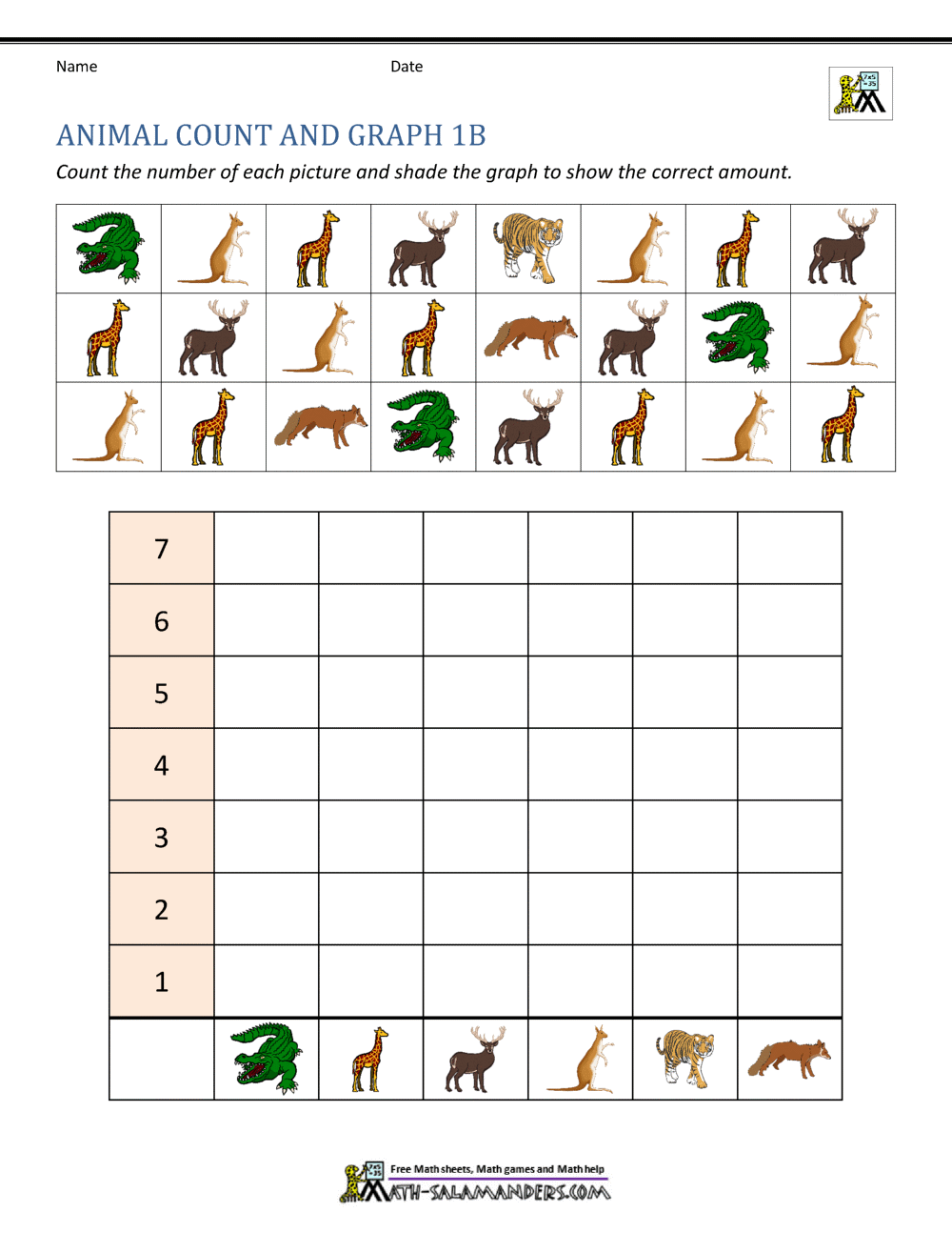 Count And Graph Worksheets Count And Graph Worksheets