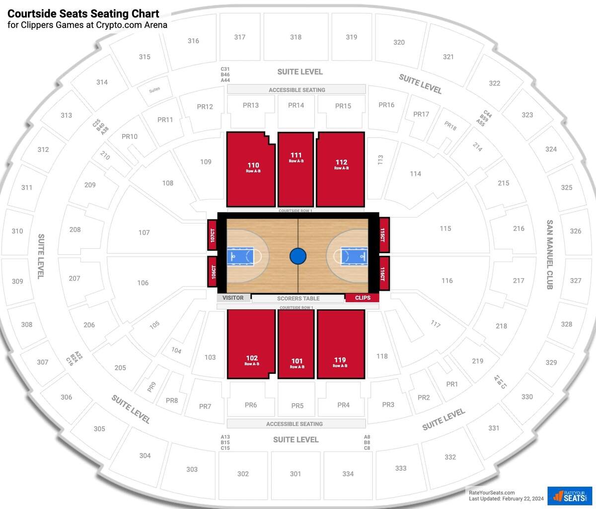 Crypto Arena Seating Guide RateYourSeats