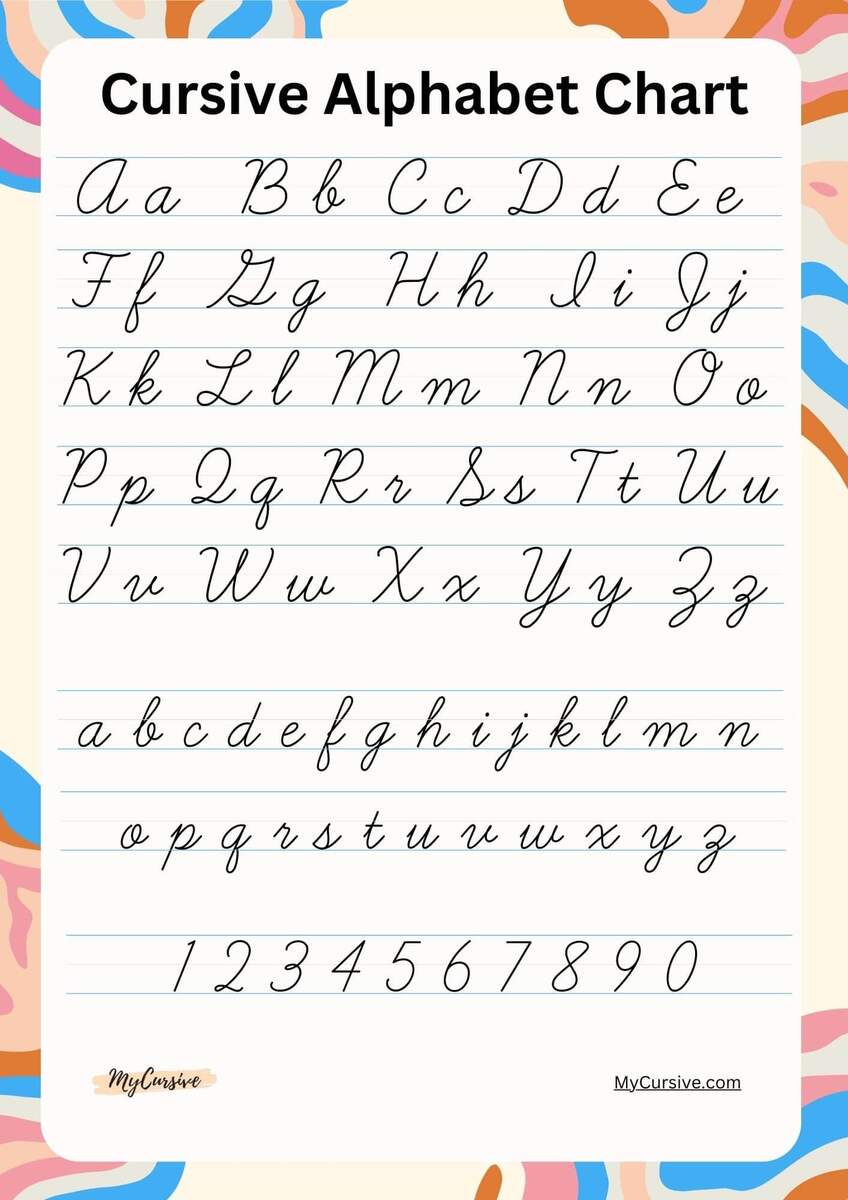 Cursive Alphabet Superstar Worksheets