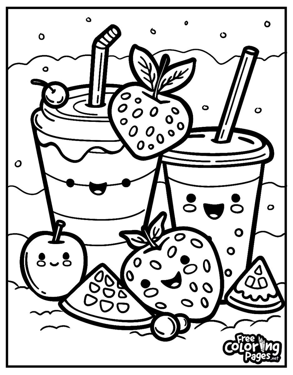 20 Free Printable Summer Coloring Sheets Designs For All Ages