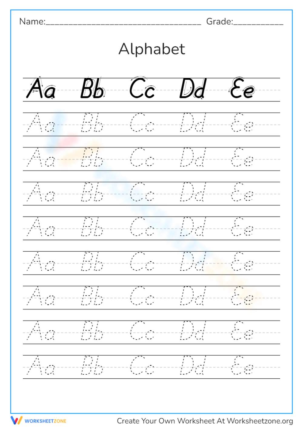 DNealian Handwriting Charts Free This Reading Mama Worksheets Library