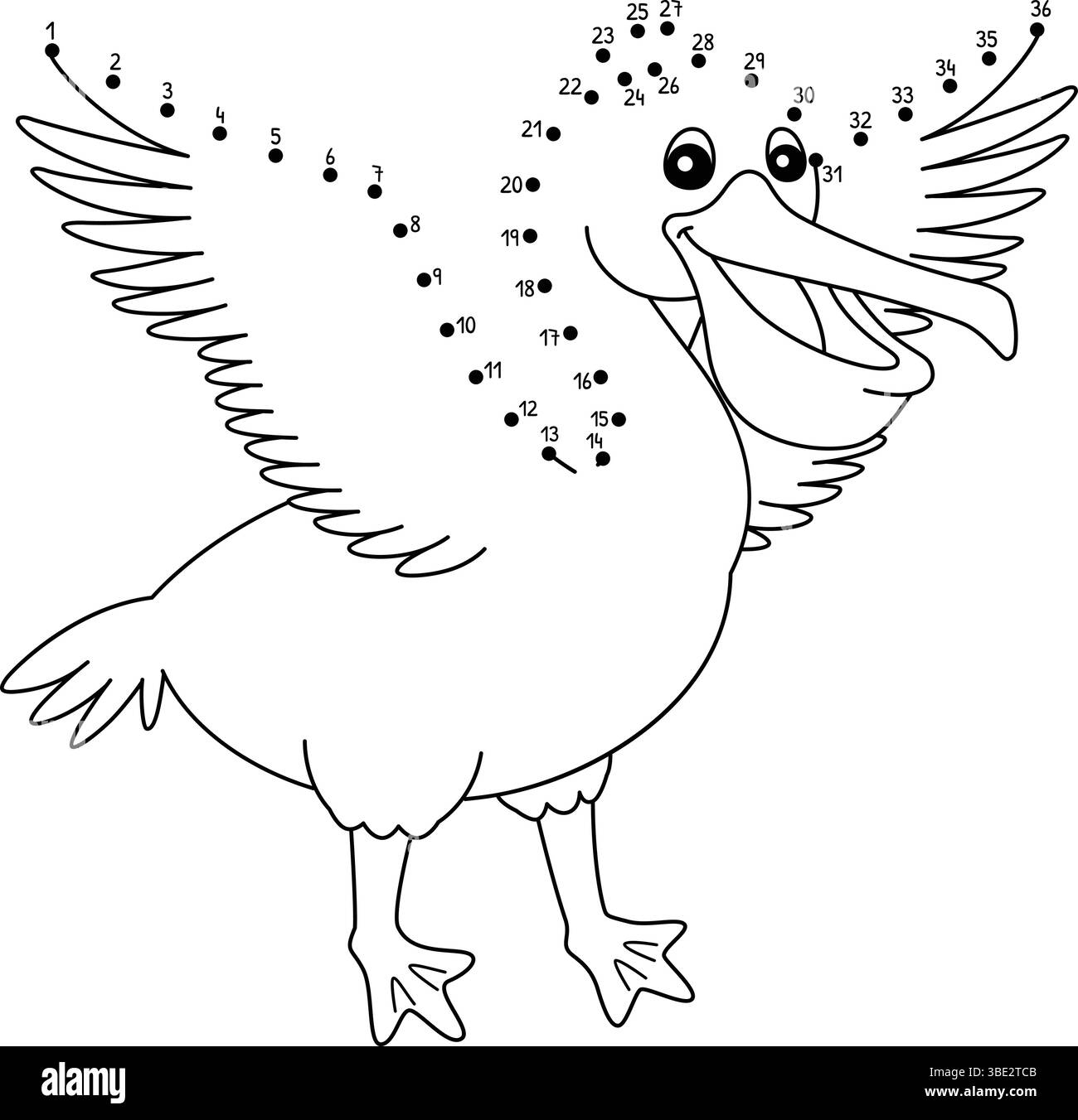Dot To Dot Pelican Animal Coloring Page For Kids Stock Vector Image Art Alamy Dot To Dot Pelican Animal Coloring Page For Kids Stock Vector Image Art Alamy