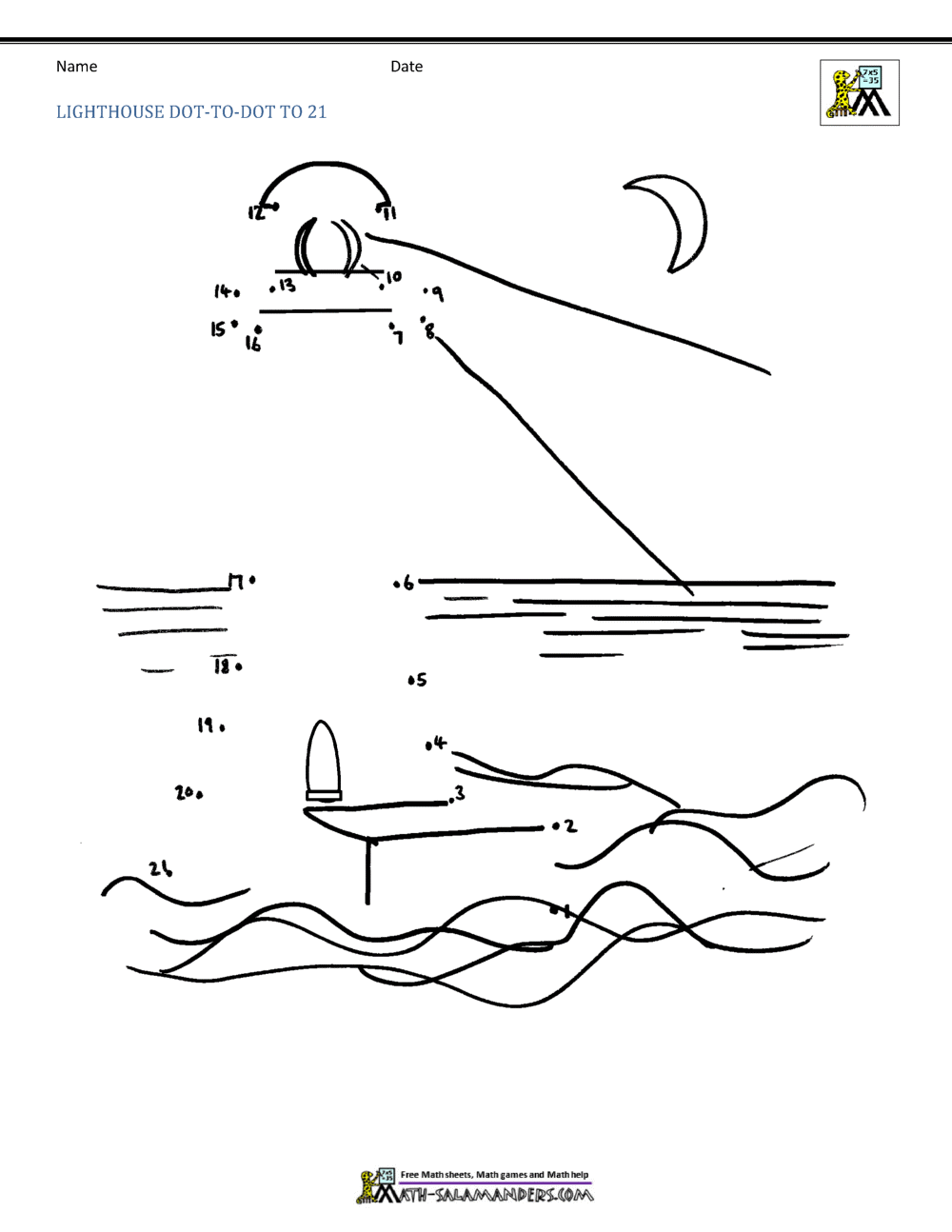Dot To Dot Printable Up To 30
