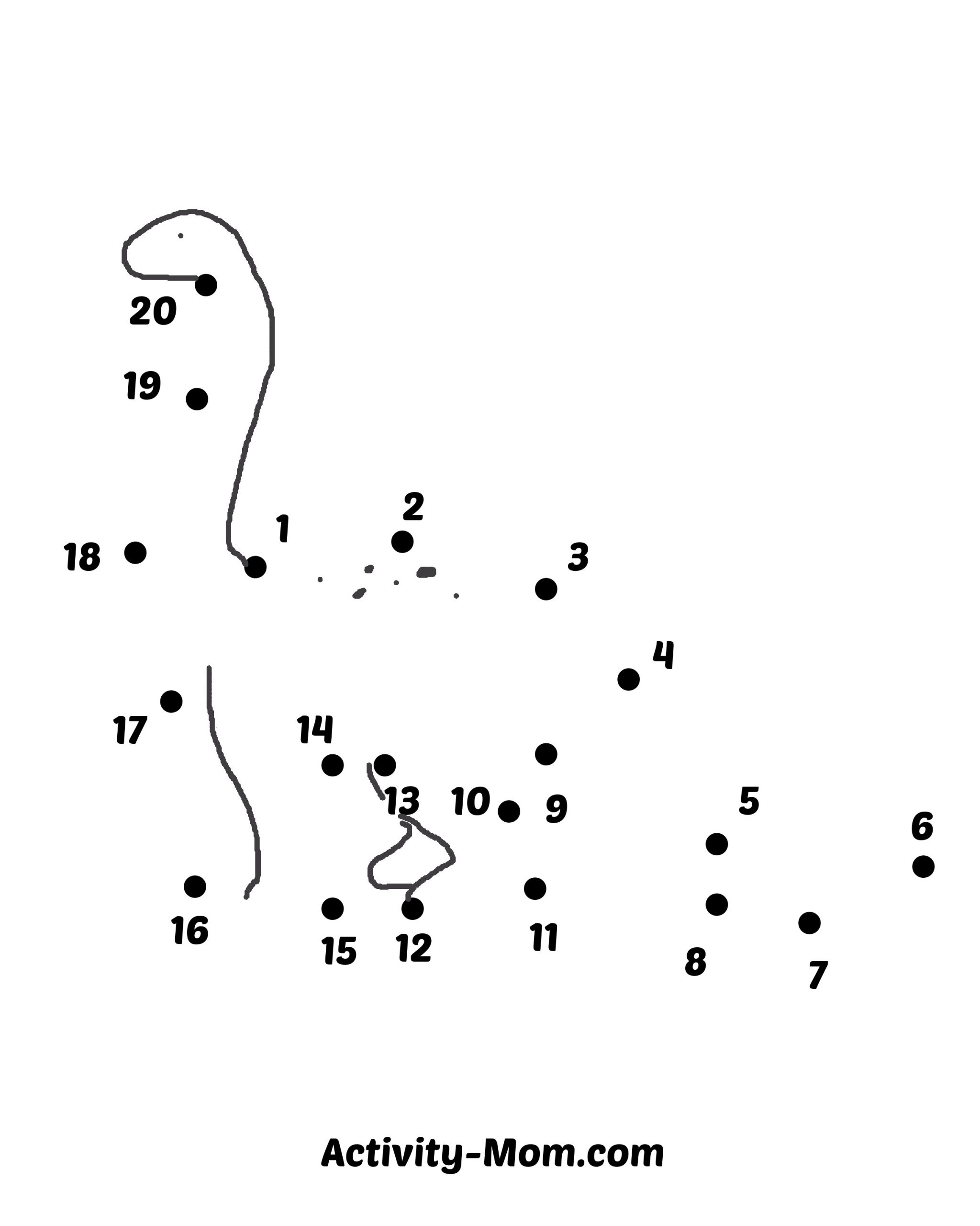 55 Connect The Dots Worksheets Ordered By Difficulty