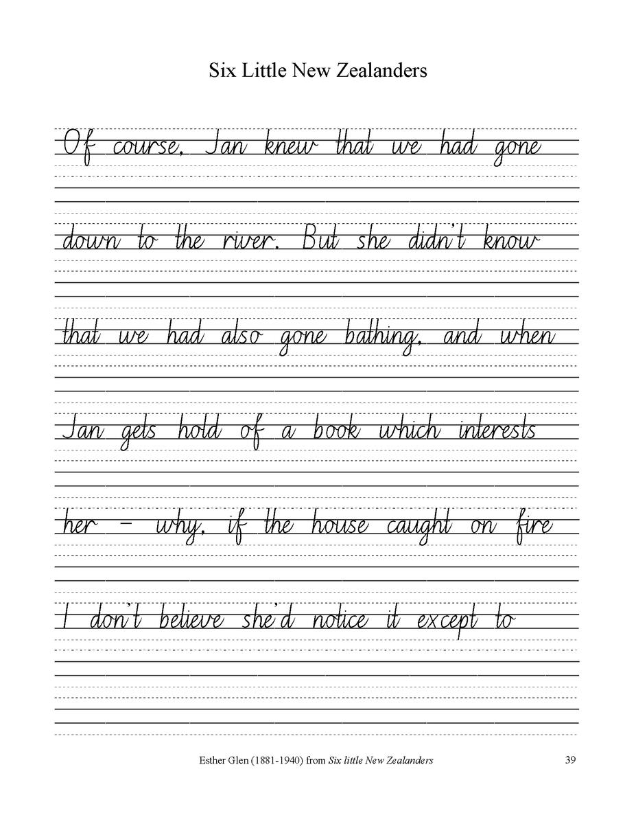 Downunder Copywork Cursive Neat Handwriting For Kids