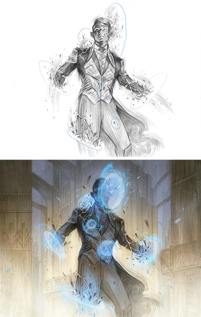 Drawing Vs Final Muddy Colors