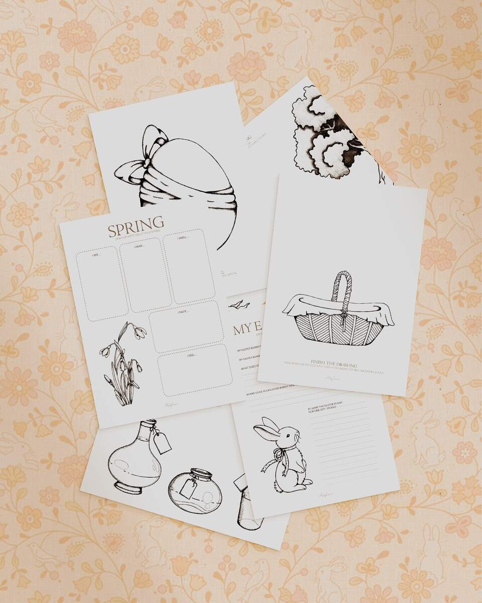 Easter Drawing Prompts Kids Coloring Pages Art Journal A4 PDF Printable Etsy Easter Drawing Prompts Kids Coloring Pages Art Journal A4 PDF Printable Etsy