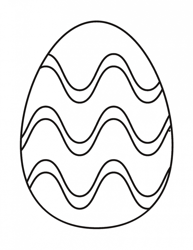 Easter Egg Coloring Page FREE Printable For Kids Free Printable Easter Egg Templates Tons Of Patterns