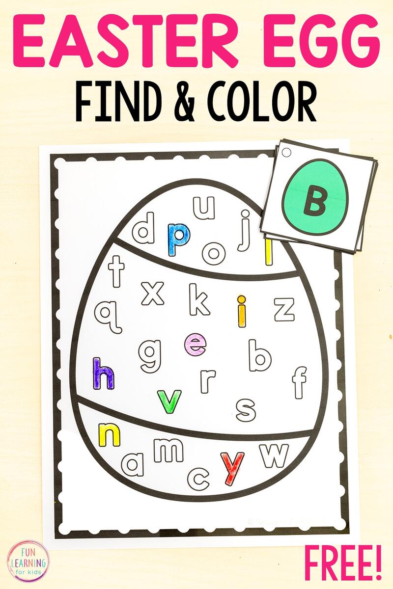 ALPHABET LETTER HUNT CREATIVE LEARNING FOR KIDS
