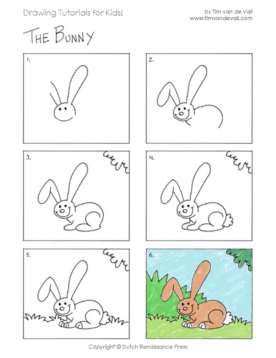 Easy Drawing Tutorials For Kids Printable Drawing Lessons Easy Drawing Tutorials For Kids Printable Drawing Lessons