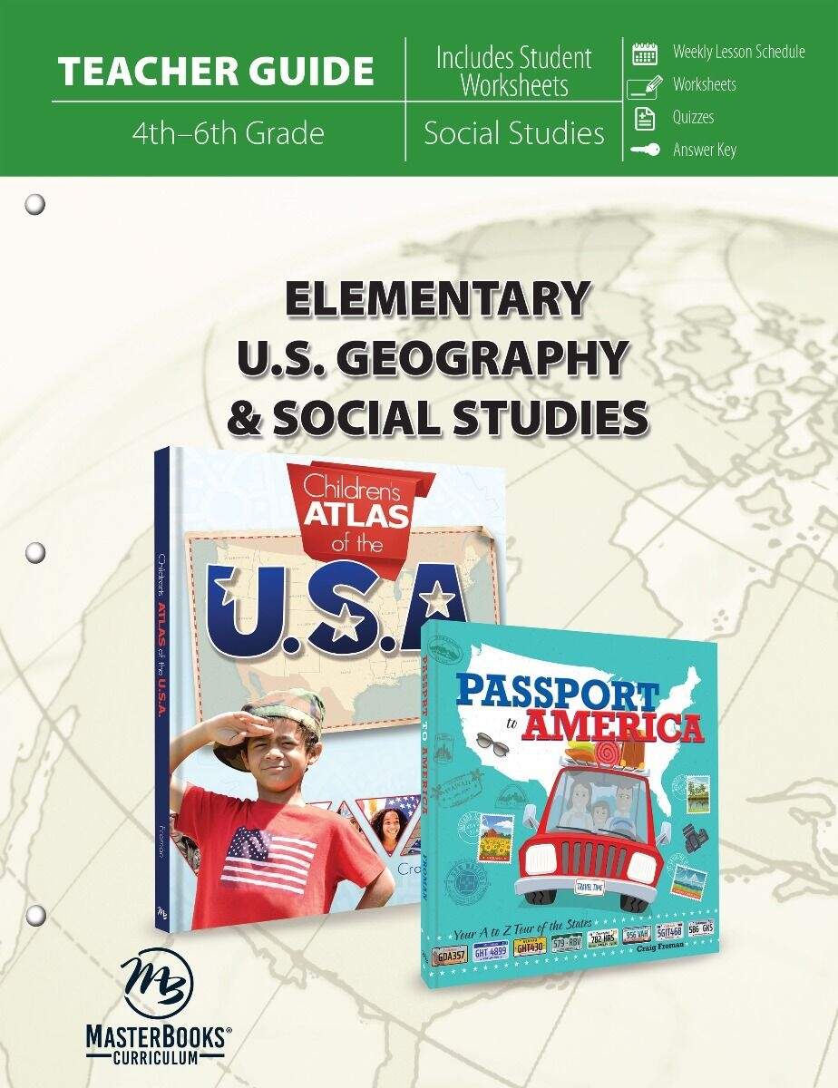 Elementary U S Geography Social Studies Teacher Guide Grade 4 Grade 5 Grade 6 Homeschool Curriculum Elementary U S Geography Social Studies Teacher Guide Grade 4 Grade 5 Grade 6 Homeschool Curriculum