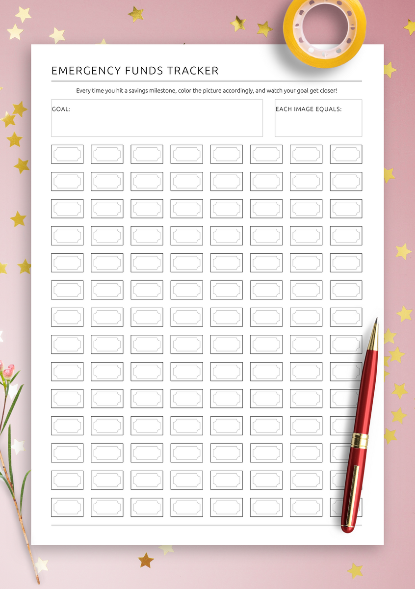 Ask Away Blog FREE Printable Financial Goal Charts