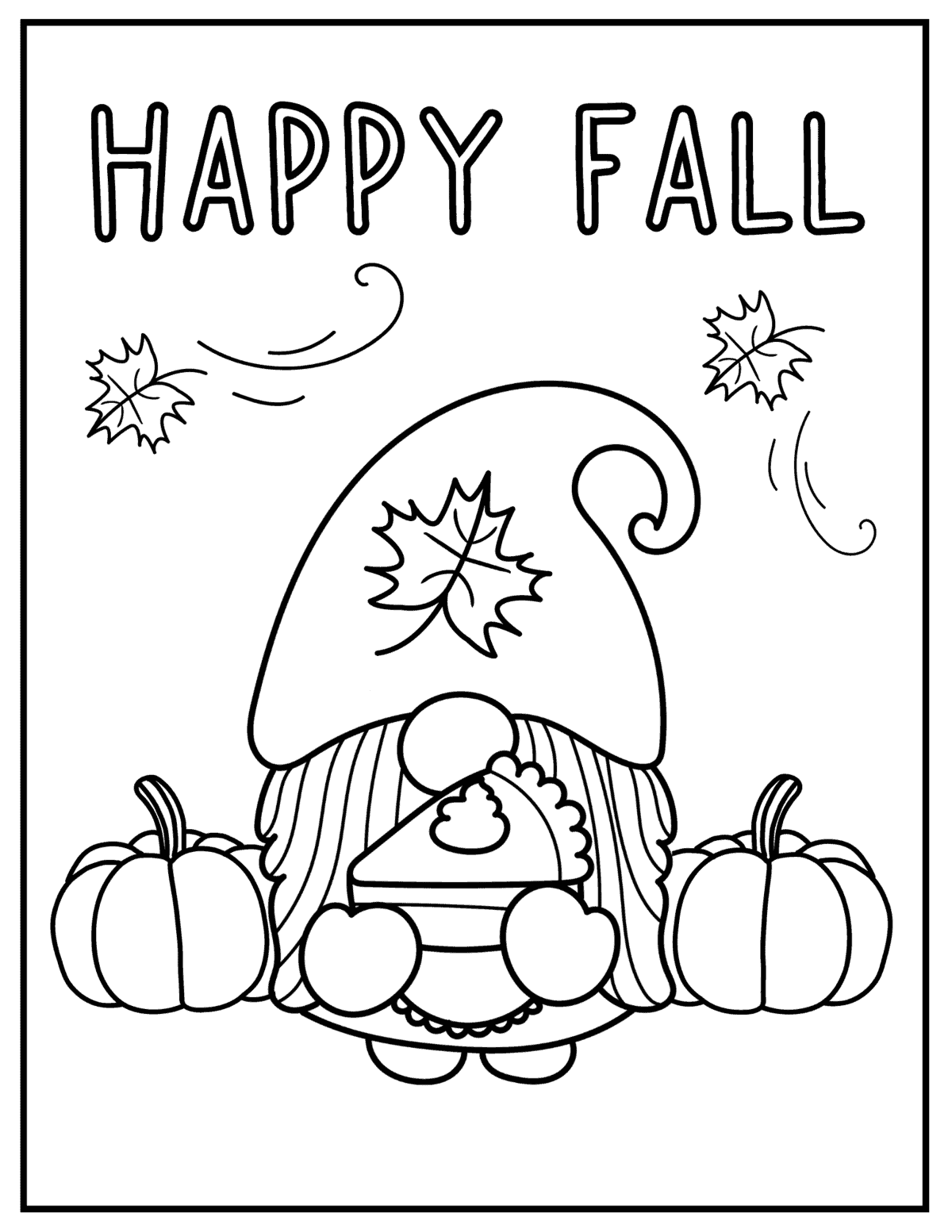 Fall Activity Sheets Coloring Pages SignUp